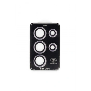 Samsung Galaxy S24 Ultra PVD Metal Kamera Lens - Pembe