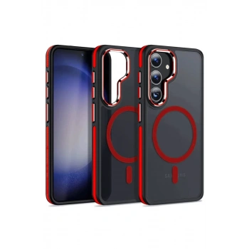 Samsung Galaxy S24 Winner Magsafe Kapak - Kırmızı