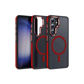 Samsung Galaxy S24 Winner Magsafe Kapak - Kırmızı