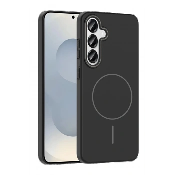 Samsung Galaxy S25 Broş Magsafe Kapak - Siyah