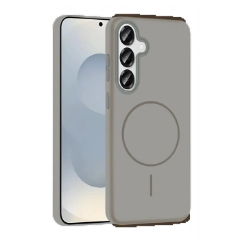 Samsung Galaxy S25 Broş Magsafe Kapak - Titan Gri