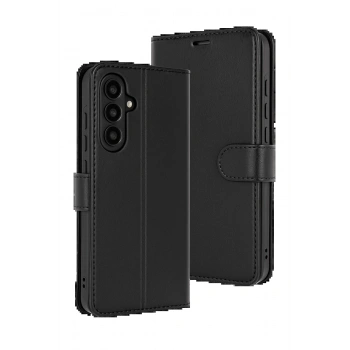 Samsung Galaxy S25 FE Trend S Plus Kapaklı Kılıf - Siyah