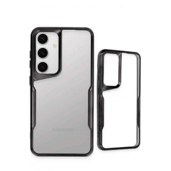 Samsung Galaxy S25 Kılıf Boyi Silikon Kapak - Siyah