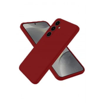 Samsung Galaxy S25 Kılıf Nano içi Kadife Silikon - Kırmızı