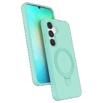 Samsung Galaxy S25 Regal Magsafe Standlı Kapak - Su Yeşili