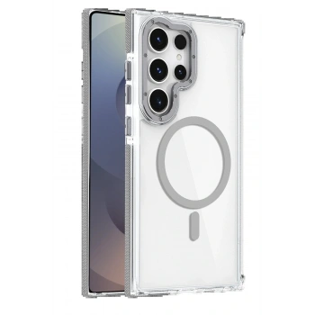 Samsung Galaxy S25 Ultra Bella Magsafe Kapak - Gri