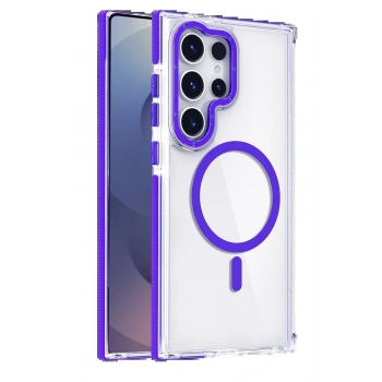 Samsung Galaxy S25 Ultra Bella Magsafe Kapak - Mavi