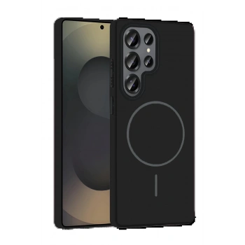 Samsung Galaxy S25 Ultra Broş Magsafe Kapak - Siyah