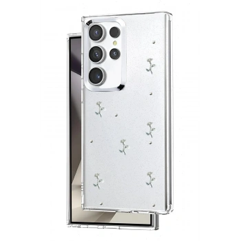 Samsung Galaxy S25 Ultra Fiyonk Desenli Kapak - Desen 7