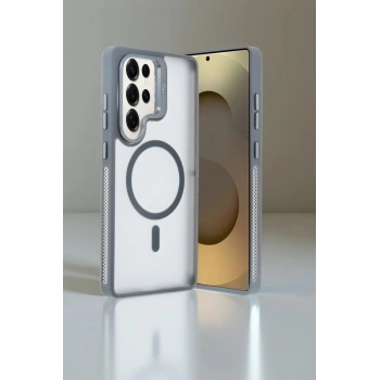 Samsung Galaxy S25 Ultra Flet Lens Magsafe Kapak - Siyah