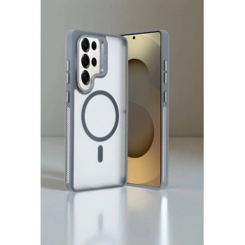 Samsung Galaxy S25 Ultra Flet Lens Magsafe Kapak - Siyah