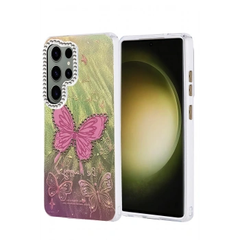 Samsung Galaxy S25 Ultra Kılıf Blade Aynalı Desenli Kapak - Desen 5