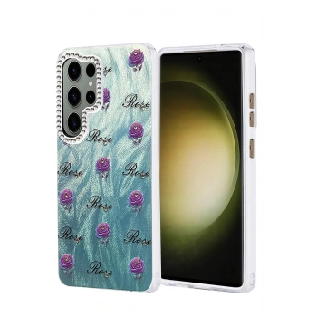 Samsung Galaxy S25 Ultra Kılıf Blade Aynalı Desenli Kapak - Desen 9