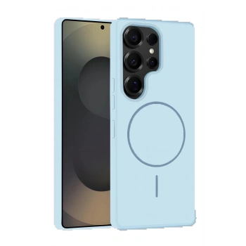 Samsung Galaxy S25 Ultra Kılıf Jully Magsafe Kapak - Mavi