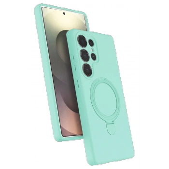 Samsung Galaxy S25 Ultra Regal Magsafe Standlı Kapak - Su Yeşili