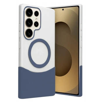 Samsung Galaxy S25 Ultra Velar Magsafe Kapak - Lacivert