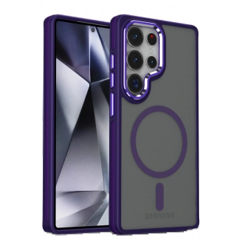 Samsung Galaxy S25 Ultra Winner Magsafe Kapak - Derin Mor