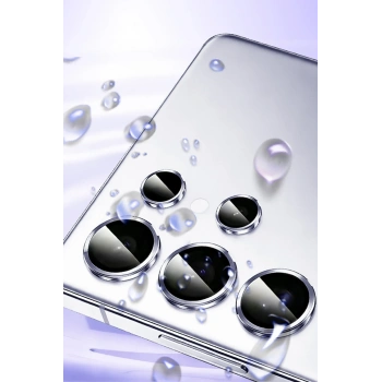 Samsung Galaxy S26 Bilvis Titan Kamera Lens - Gümüş