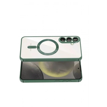 Samsung Galaxy S26 Kross Magneticsafe Kapak - Koyu Yeşil