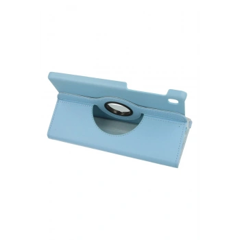 Samsung Galaxy T220 Tab A7 Lite 8.7 Kılıf 360 Tablet Deri Kılıf - Turkuaz