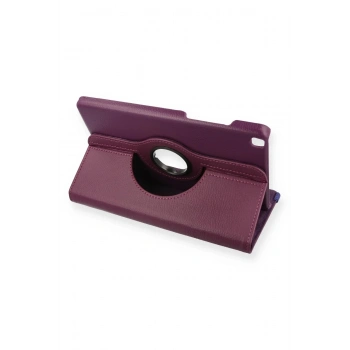 Samsung Galaxy T290 Tab A 8 Kılıf 360 Tablet Deri Kılıf - Mürdüm