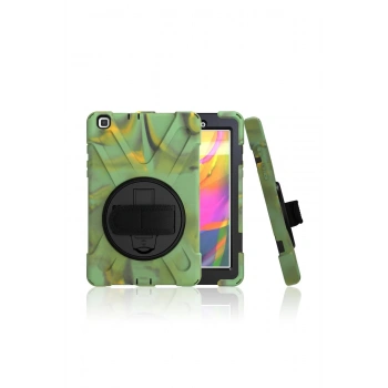 Samsung Galaxy T290 Tab A 8 Kılıf Amazing Tablet Kapak - Kamuflaj