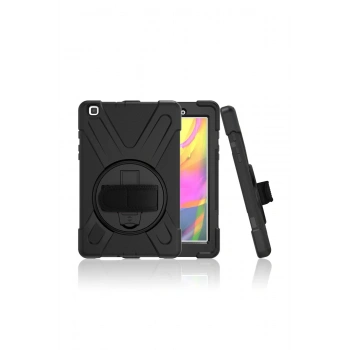 Samsung Galaxy T290 Tab A 8 Kılıf Amazing Tablet Kapak - Siyah