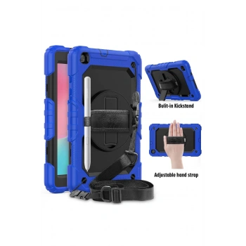 Samsung Galaxy T290 Tab A 8 Kılıf Pars Tablet Kapak - Mavi