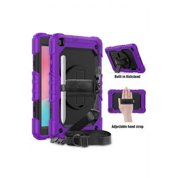 Samsung Galaxy T290 Tab A 8 Kılıf Pars Tablet Kapak - Mor