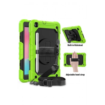 Samsung Galaxy T290 Tab A 8 Kılıf Pars Tablet Kapak - Yeşil