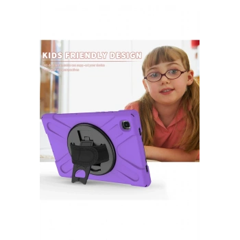 Samsung Galaxy T500 Tab A7 10.4 Kılıf Amazing Tablet Kapak - Mor