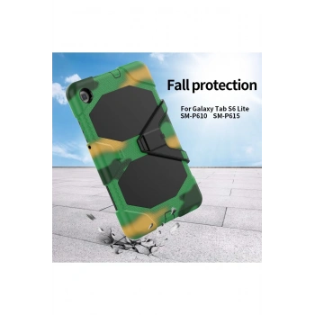 Samsung Galaxy T500 Tab A7 10.4 Kılıf Griffin Tablet Kapak - Kamuflaj