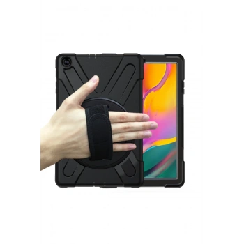 Samsung Galaxy T510 Tab A 10.1 Kılıf Amazing Tablet Kapak - Siyah