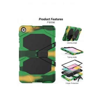 Samsung Galaxy T510 Tab A 10.1 Kılıf Griffin Tablet Kapak - Kamuflaj