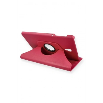 Samsung Galaxy T590 Tab A 10.5 Kılıf 360 Tablet Deri Kılıf - Pembe