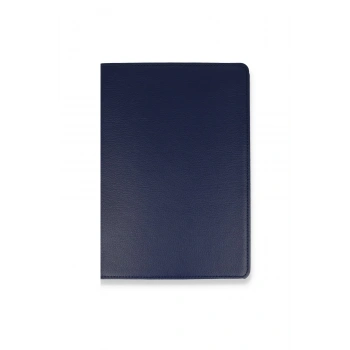 Samsung Galaxy T860 Tab S6 10.5 Kılıf 360 Tablet Deri Kılıf - Lacivert