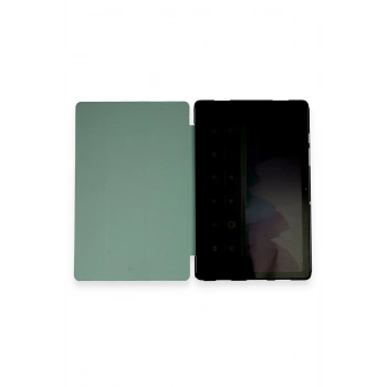 Samsung Galaxy T970 Tab S7 Plus 12.4 Kılıf Tablet Smart Kılıf - Koyu Yeşil