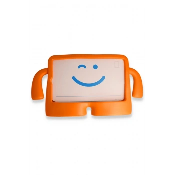 Samsung Galaxy Tab A7 10.4 Kılıf Karakter Tablet Silikon - Turuncu