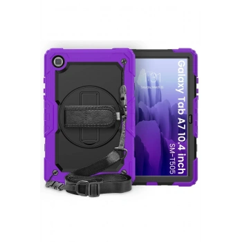 Samsung Galaxy Tab A7 10.4 Kılıf Pars Tablet Kapak - Mor