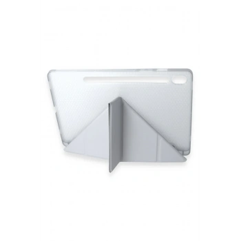 Samsung Galaxy Tab A9 Kılıf Kalemlikli Mars Tablet Kılıfı - Gri