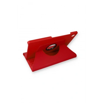 Samsung Galaxy Tab A9 Plus Kılıf 360 Tablet Deri Kılıf - Kırmızı