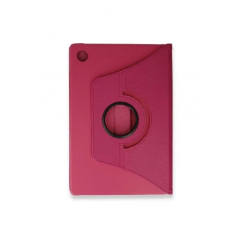 Samsung Galaxy Tab A9 Plus Kılıf 360 Tablet Deri Kılıf - Pembe