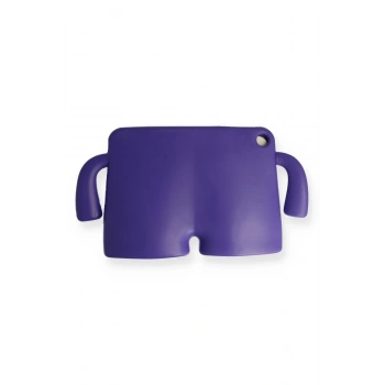 Samsung Galaxy Tab A9 Plus Kılıf Karakter Tablet Silikon - Mor