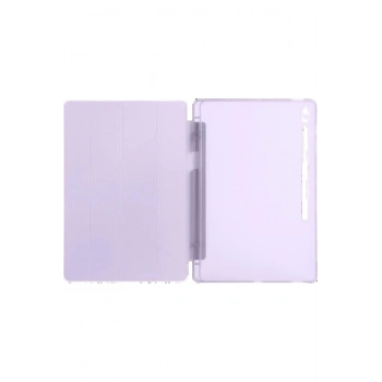 Samsung Galaxy Tab S10 FE Plus 13.1 Kalemlikli Hugo Tablet Kılıfı - Lila
