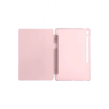 Samsung Galaxy Tab S10 FE Plus 13.1 Kalemlikli Hugo Tablet Kılıfı - Rose Gold