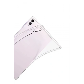 Samsung Galaxy Tab S10 FE Plus 13.1 Kılıf Anti Shock Tablet Silikon - Şeffaf