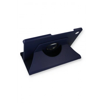 Samsung Galaxy X200 Tab A8 10.5 Kılıf 360 Tablet Deri Kılıf - Lacivert