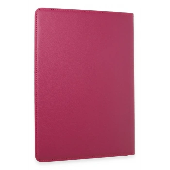 Samsung Galaxy X610 Tab S9 FE Plus 12.4 Kılıf 360 Tablet Deri Kılıf - Pembe