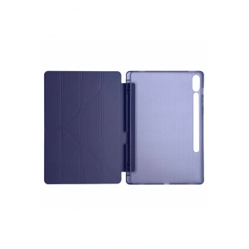 Samsung Galaxy X610 Tab S9 FE Plus 12.4 Kılıf Kalemlikli Mars Tablet Kılıfı - Lacivert
