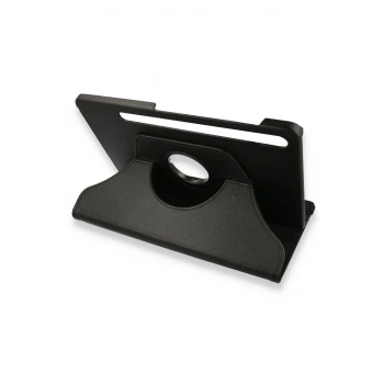 Samsung Galaxy X800 Tab S8 Plus 12.4 Kılıf 360 Tablet Deri Kılıf - Siyah